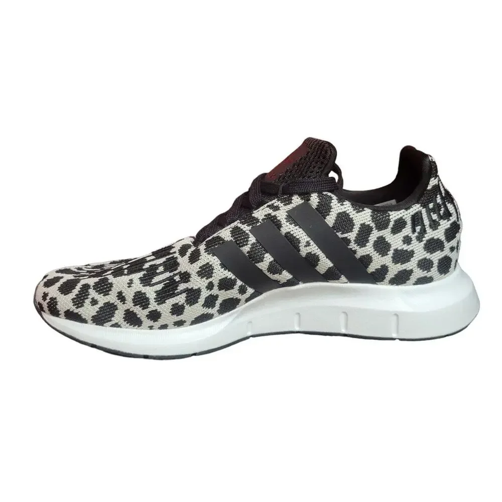 Adidas Originals Swift Run Shoes Women’s 6  Gray Leopard Print Running BD7962 - Picture 2 of 6